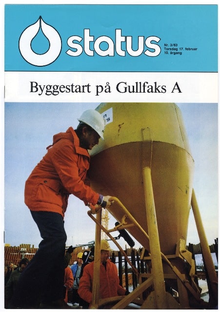 Status anno 1983. Kilde: Statsarkivet i Stavanger, Pa 1339 - Statoil ASA, Serie Xba - Status, arkivstykke 7.