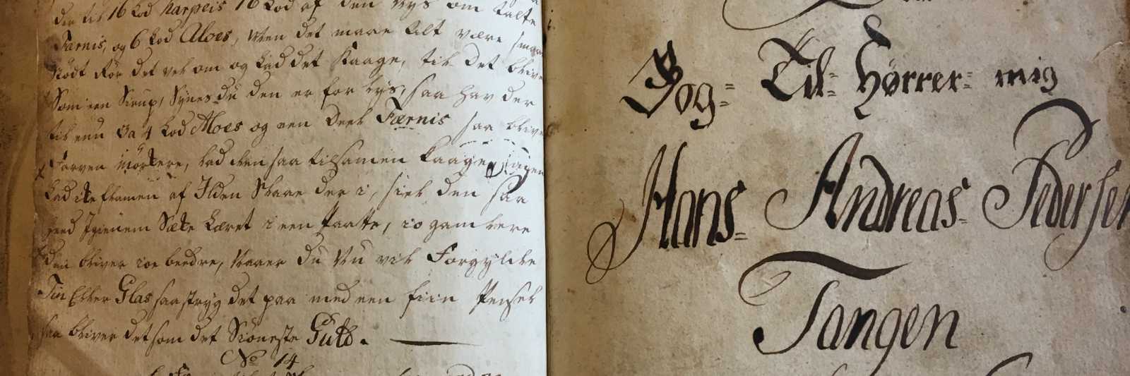 Bilde av innhold i svartebok fra 1779