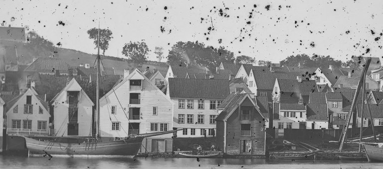 Historisk foto av Stavanger – knyttet til Restauration og norsk emigrasjon.