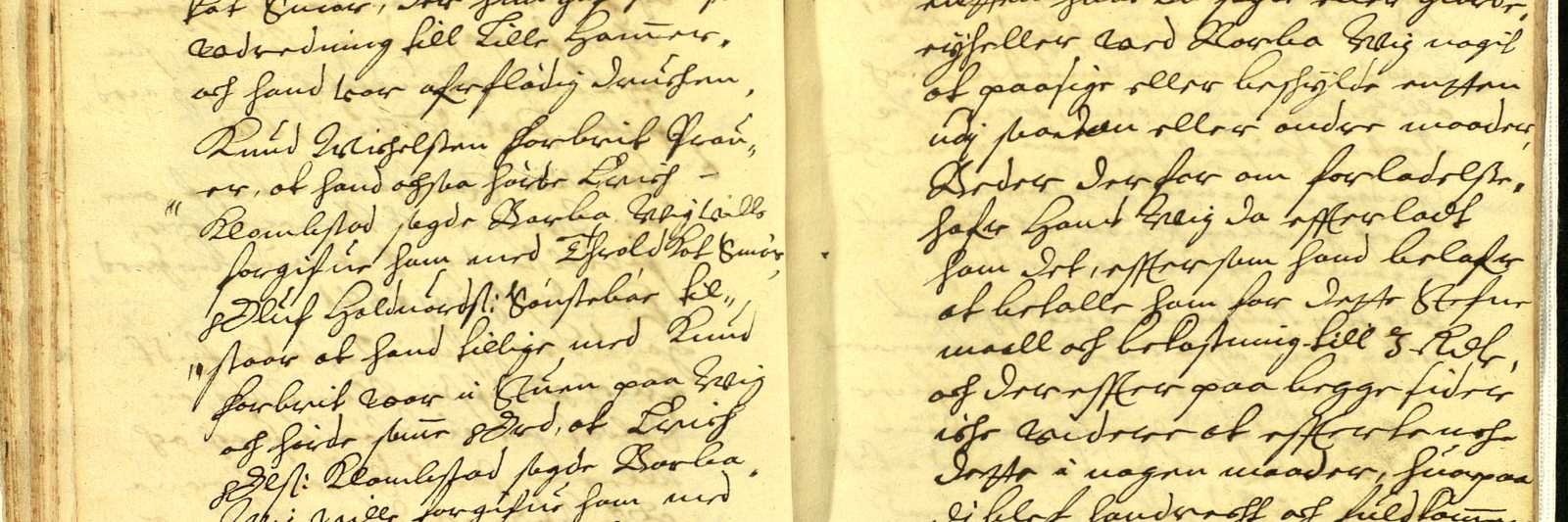 Tingbok fra Nord-Gudbrandsdal, som gjelder en 336 år gammel sak fra Fron med beskyldninger om forgiftning med trollkattsmør. Av avskriftens siste linjer ser vi at det ble konkludert med at "fylla hadde skylda" som det så folkelig heter, og bot for den som kom med beskyldningene. Tidligere på 1600-tallet ble flere kvinner brent på bålet i Fron (Arkivreferanse: Nord-Gudbrandsdal sorenskriverembete, tingbok 17, fol. 27a-27b).