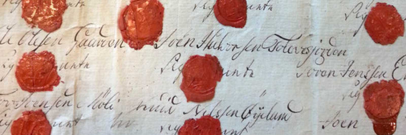 Brev med stempel